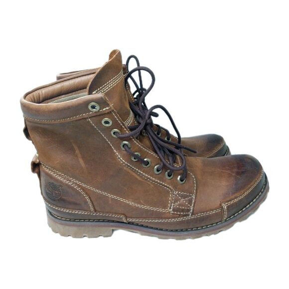 Timberland Earthkeepers 6-Inch Leather Boots Men's Size 11 W Brown - Picture 3 of 12